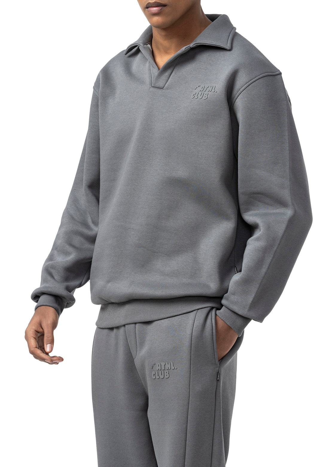 Heavy Tracksuit Wide Fit Polo