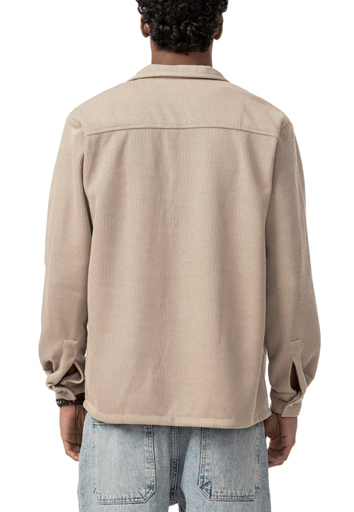 Cord Strickhemd
