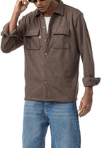Cord Strickhemd