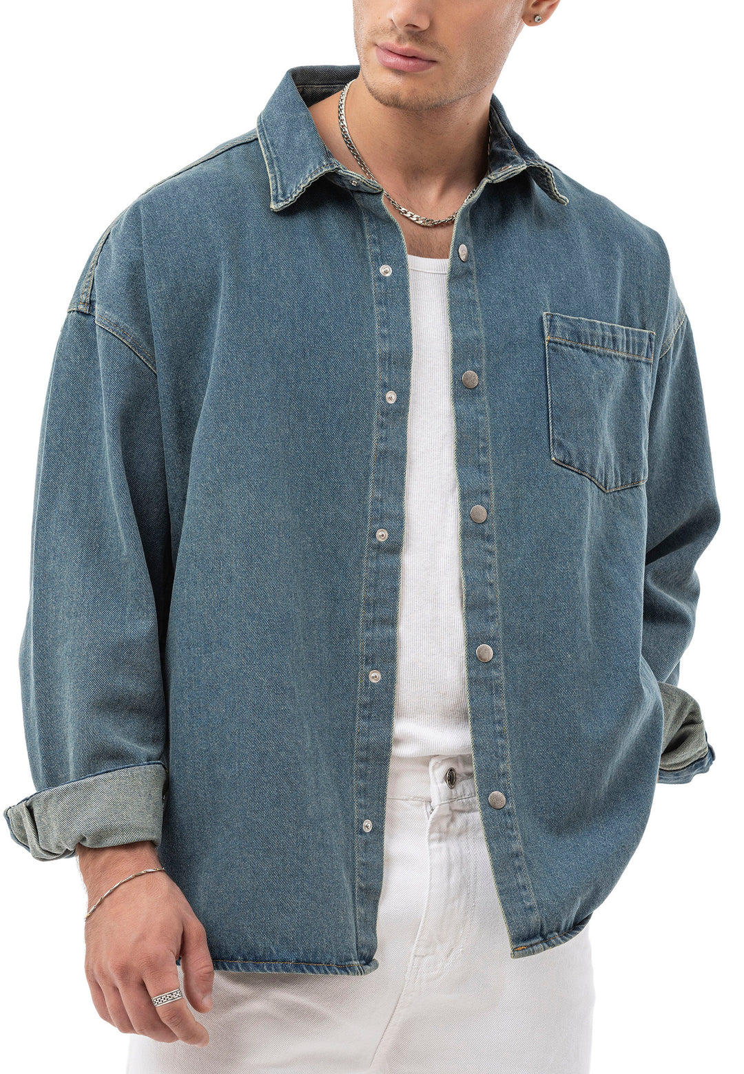 Heavy Oversized Jeanshemd