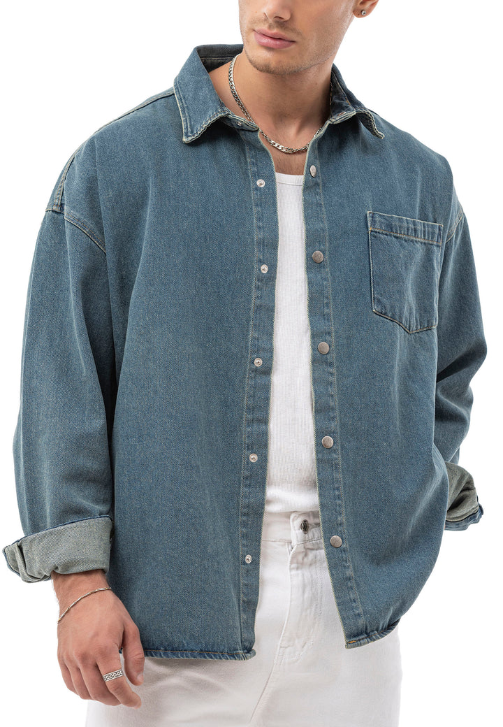 Heavy Oversized Jeanshemd