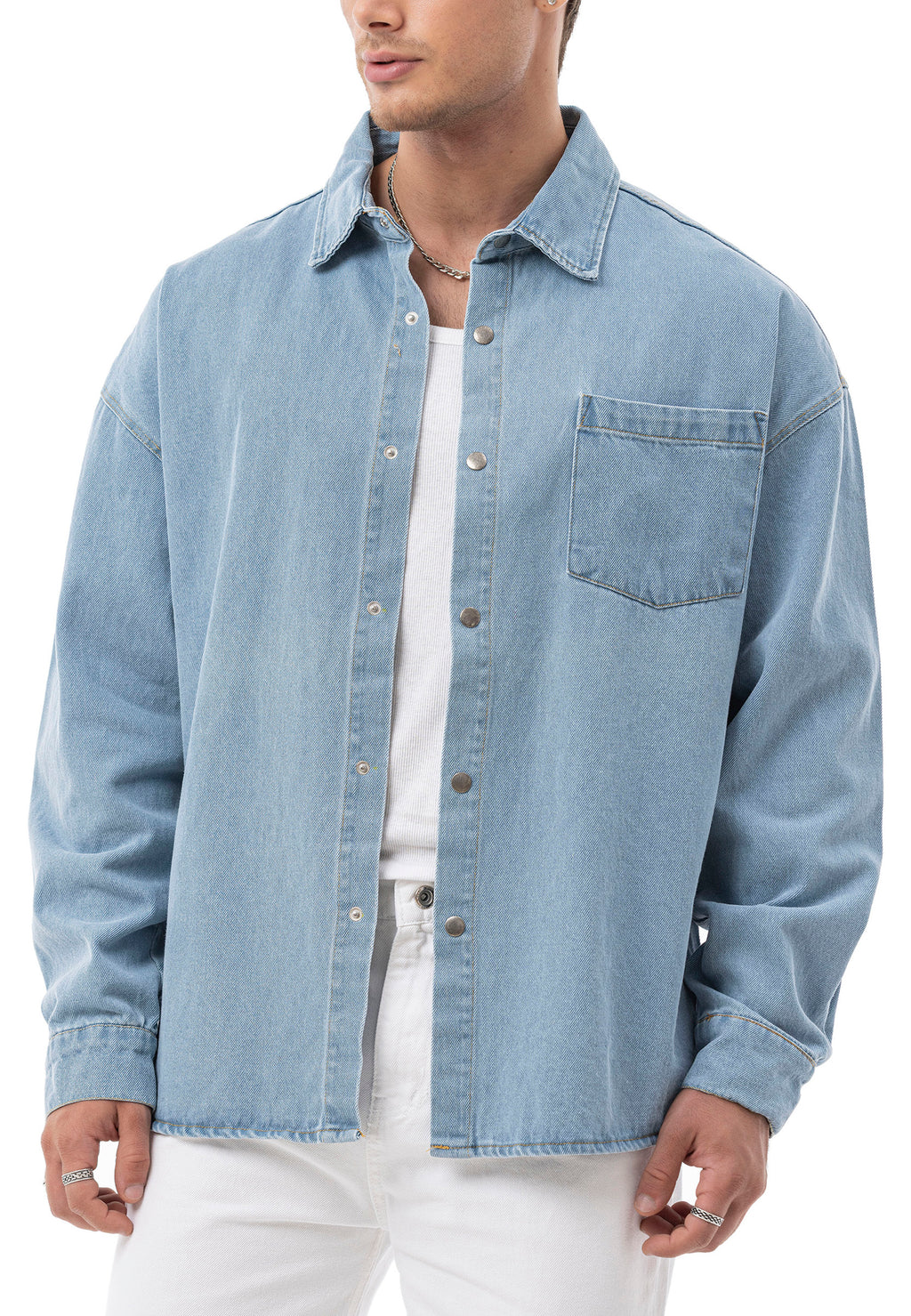 Heavy Oversized Jeanshemd