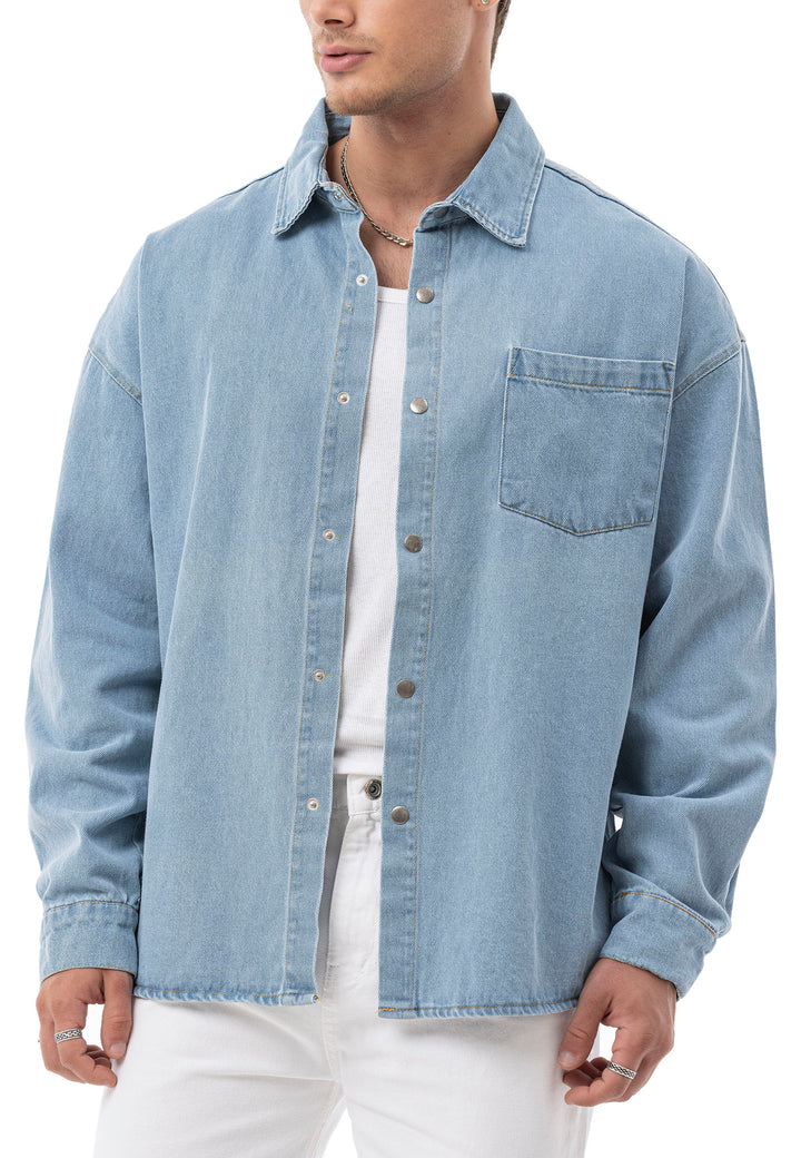 Heavy Oversized Jeanshemd
