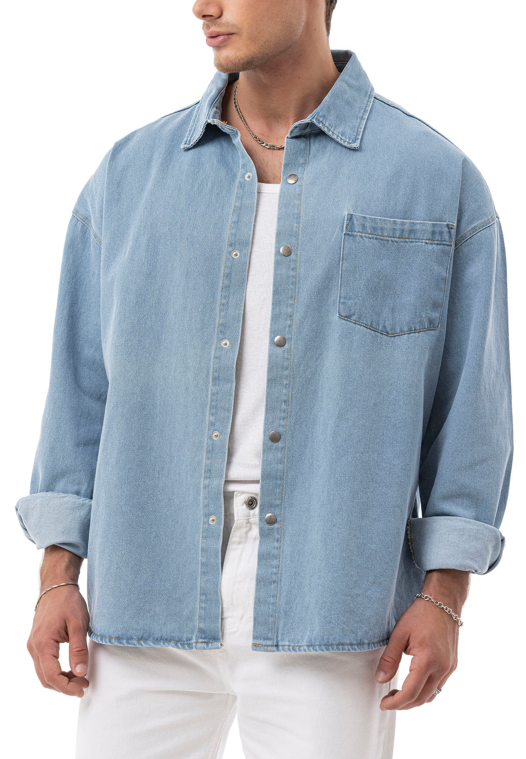 Heavy Oversized Jeanshemd
