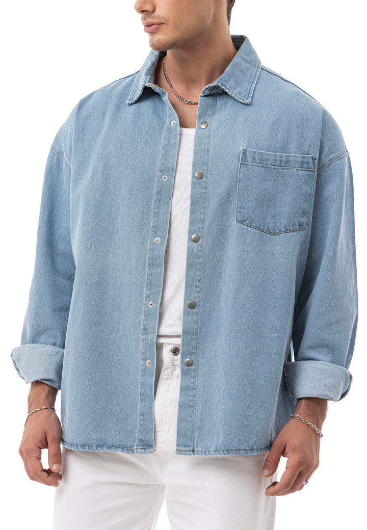 Heavy Oversized Jeanshemd