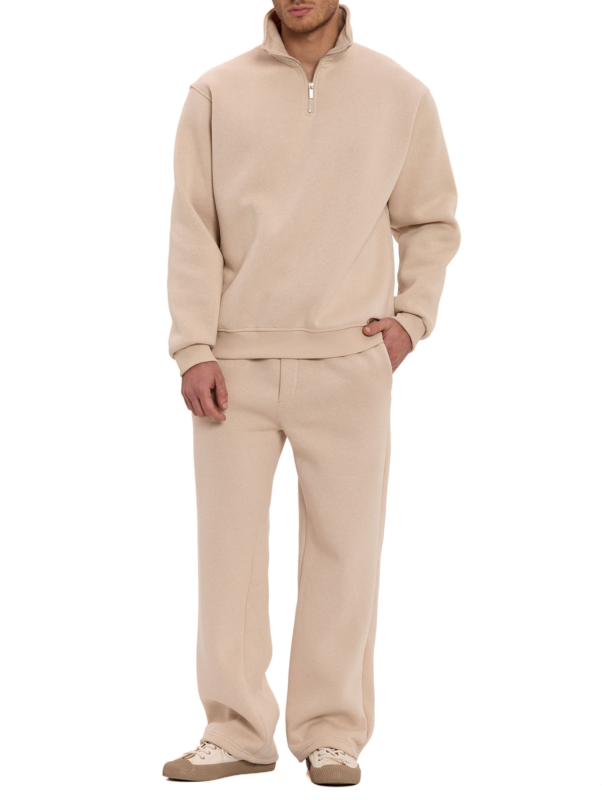 Heavy Tracksuit Wide Fit Zip