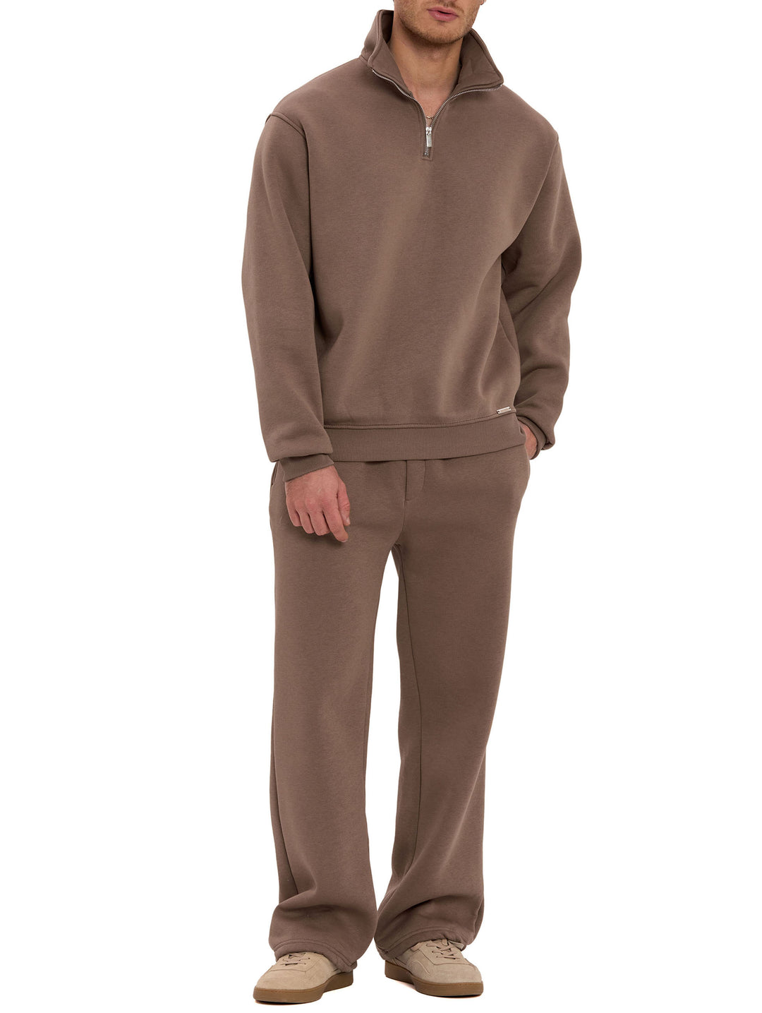 Heavy Tracksuit Wide Fit Zip