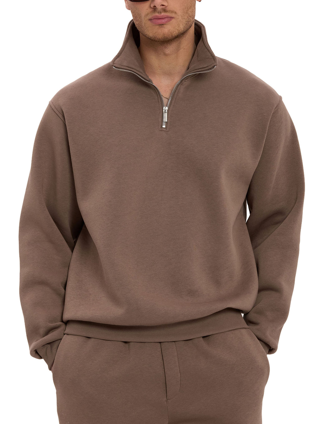 Heavy Tracksuit Wide Fit Zip