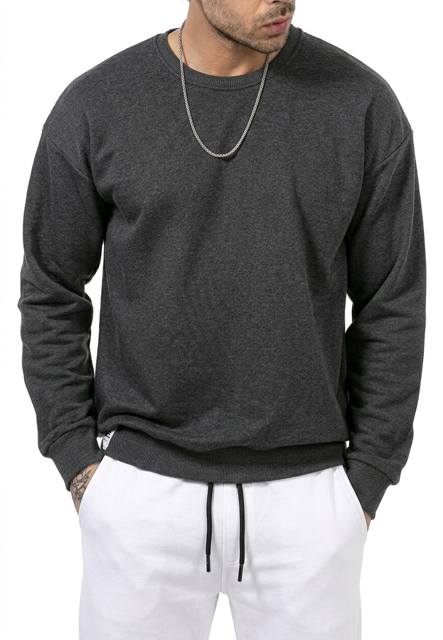 Oversized 3 Faden Sweatshirt