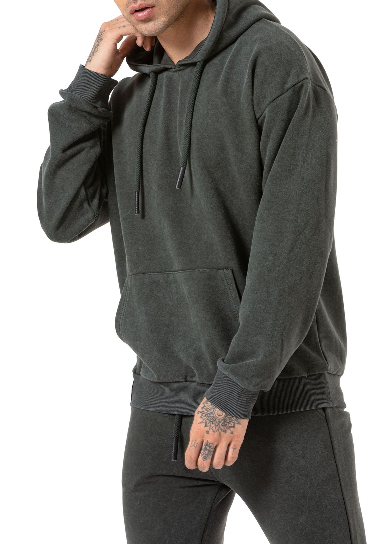 Ausgewaschener Oversized Hoodie