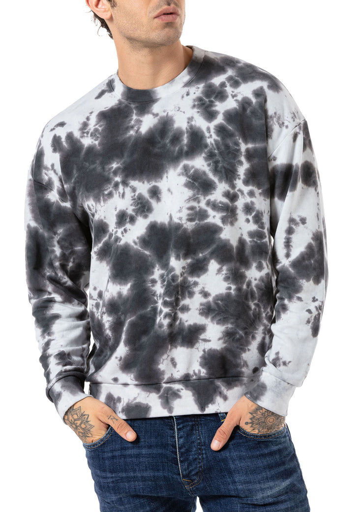Oversized Batik Sweatshirt