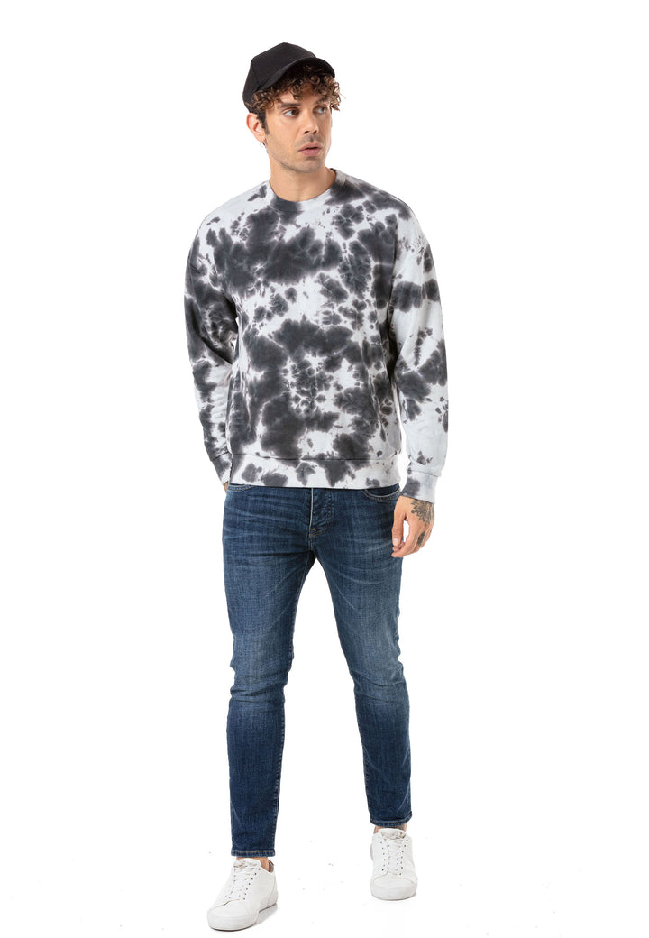 Oversized Batik Sweatshirt