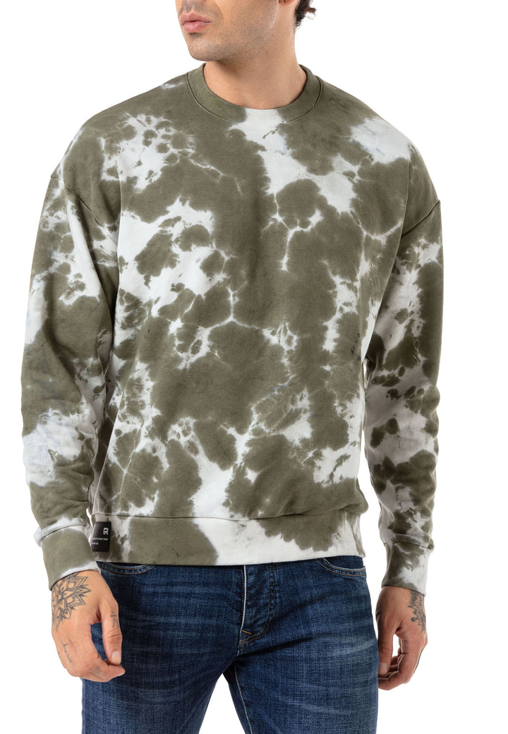 Oversized Batik Sweatshirt
