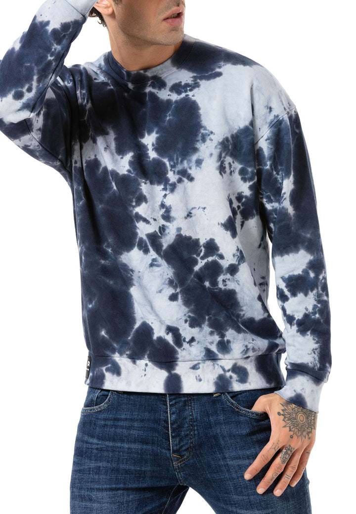 Oversized Batik Sweatshirt