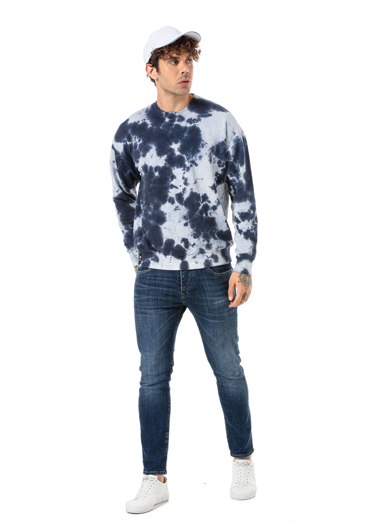 Oversized Batik Sweatshirt
