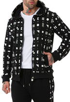Printed 3 Garn Tracksuit