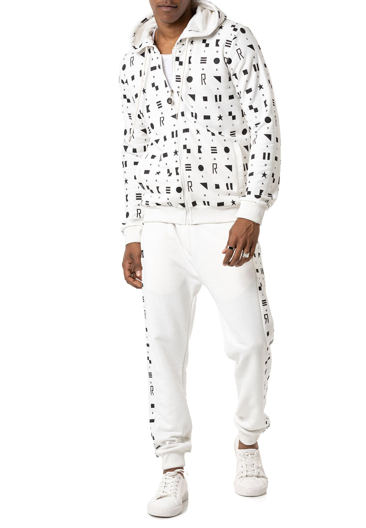 Printed 3 Garn Tracksuit