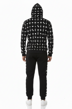 Printed 3 Garn Tracksuit