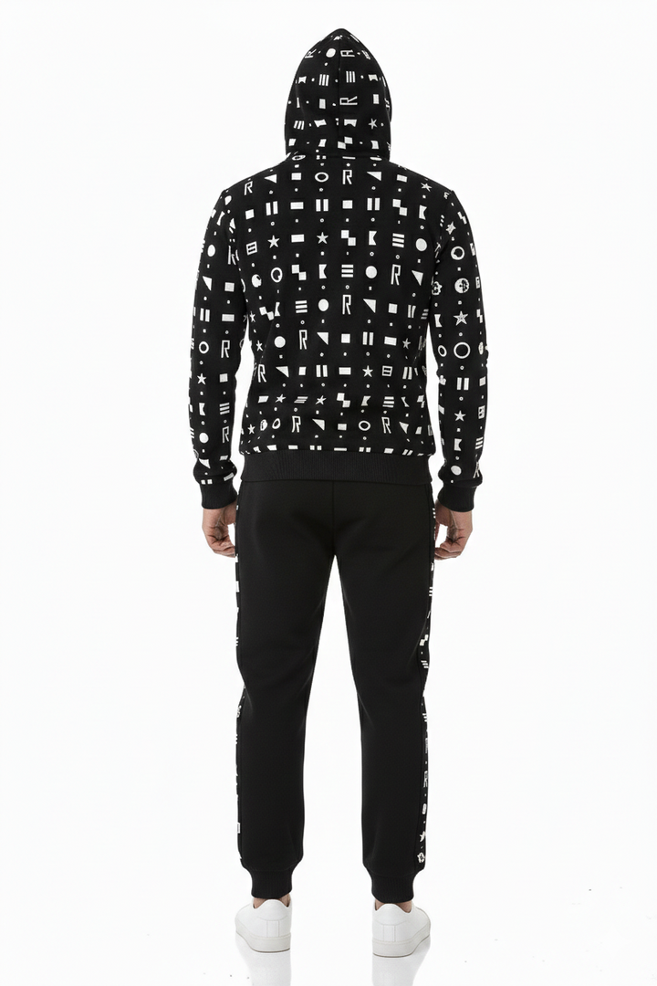 Printed 3 Garn Tracksuit