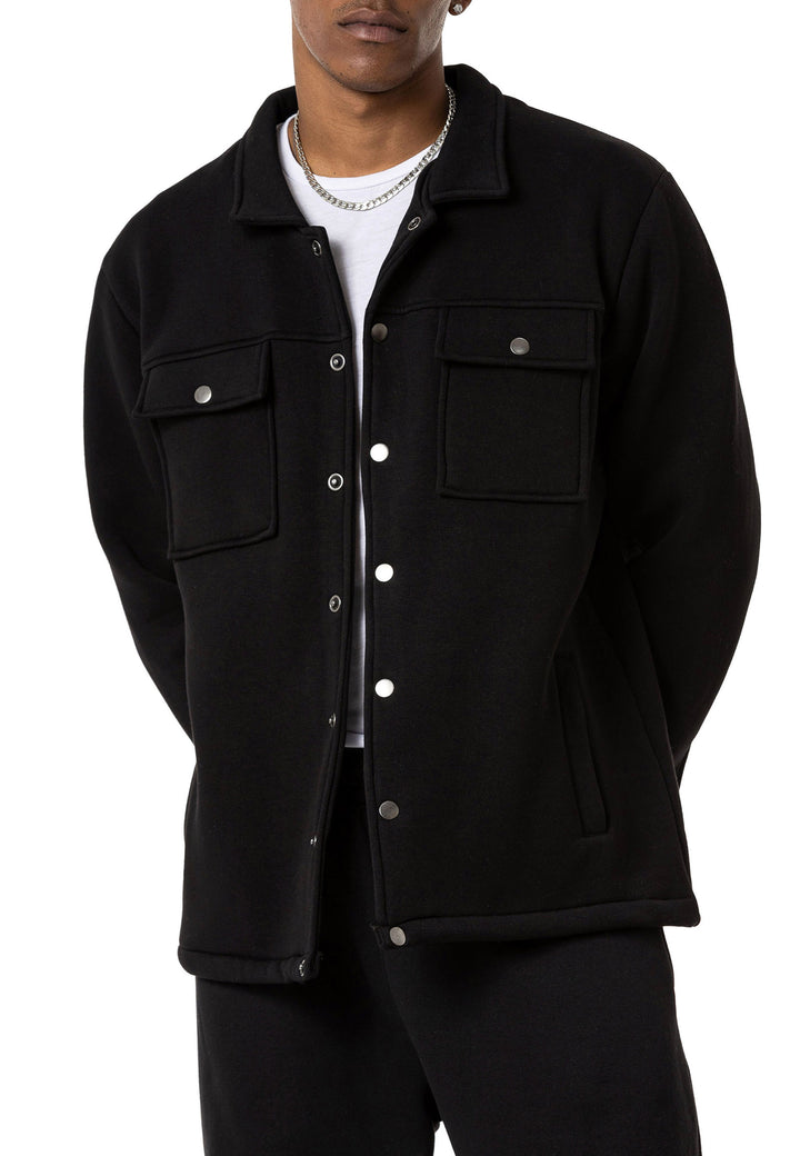 Hemdlook Sweatjacke