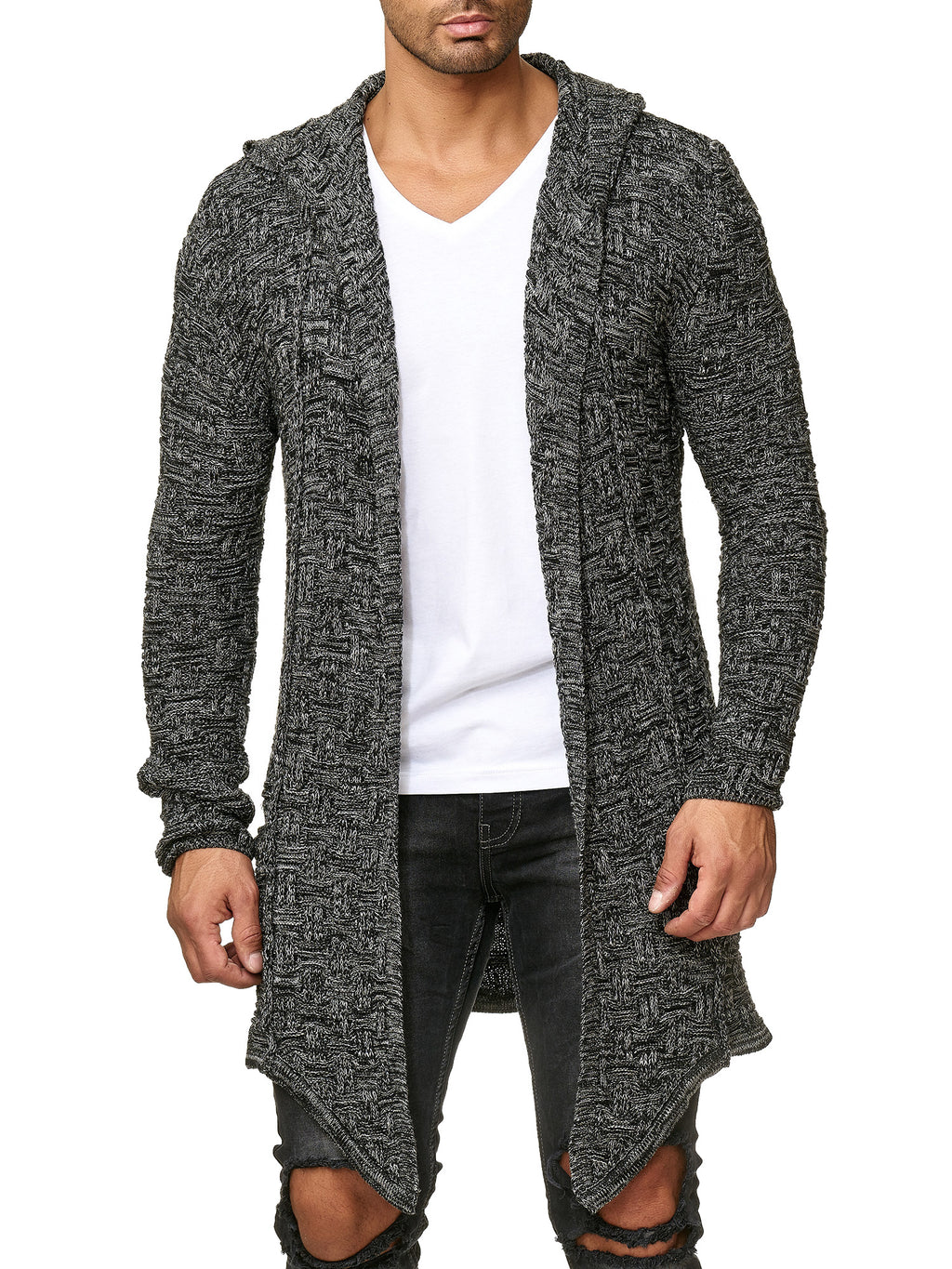 Langer Grobstrick Cardigan