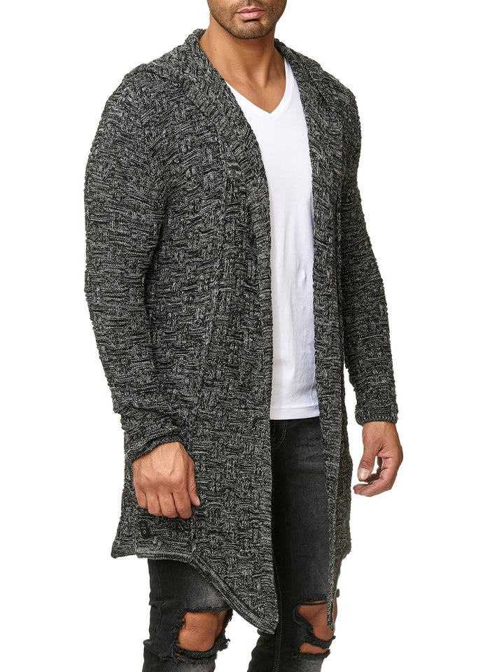 Langer Grobstrick Cardigan