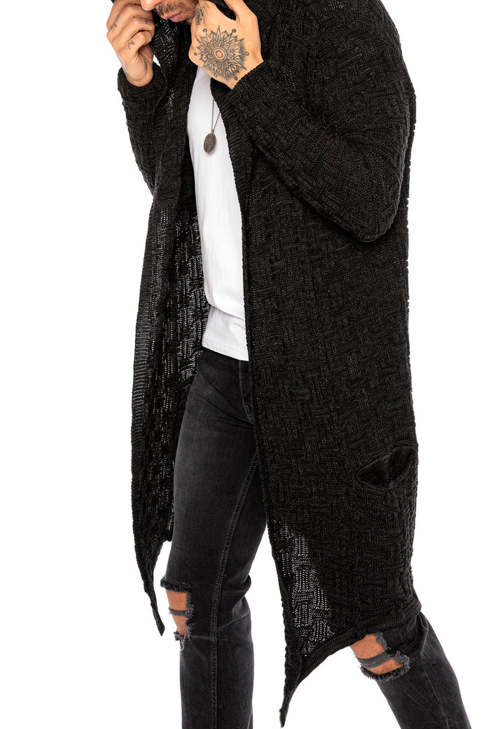 Langer Grobstrick Cardigan