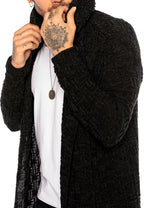 Langer Grobstrick Cardigan