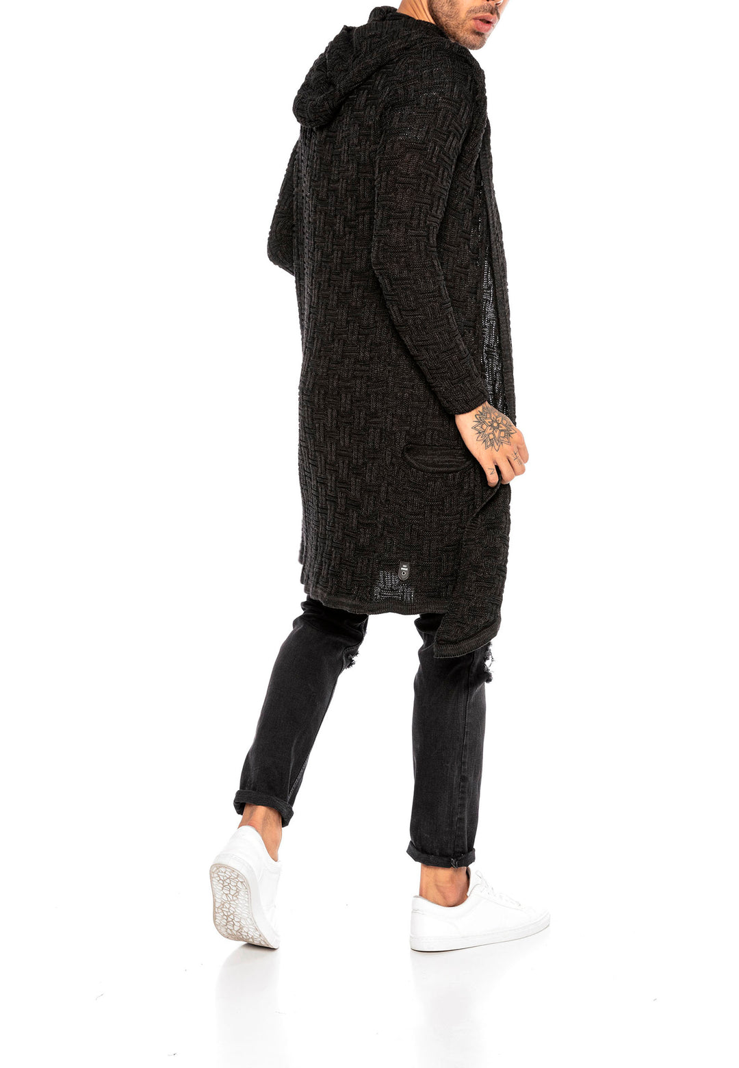 Langer Grobstrick Cardigan
