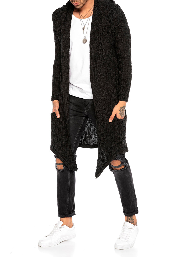 Langer Grobstrick Cardigan