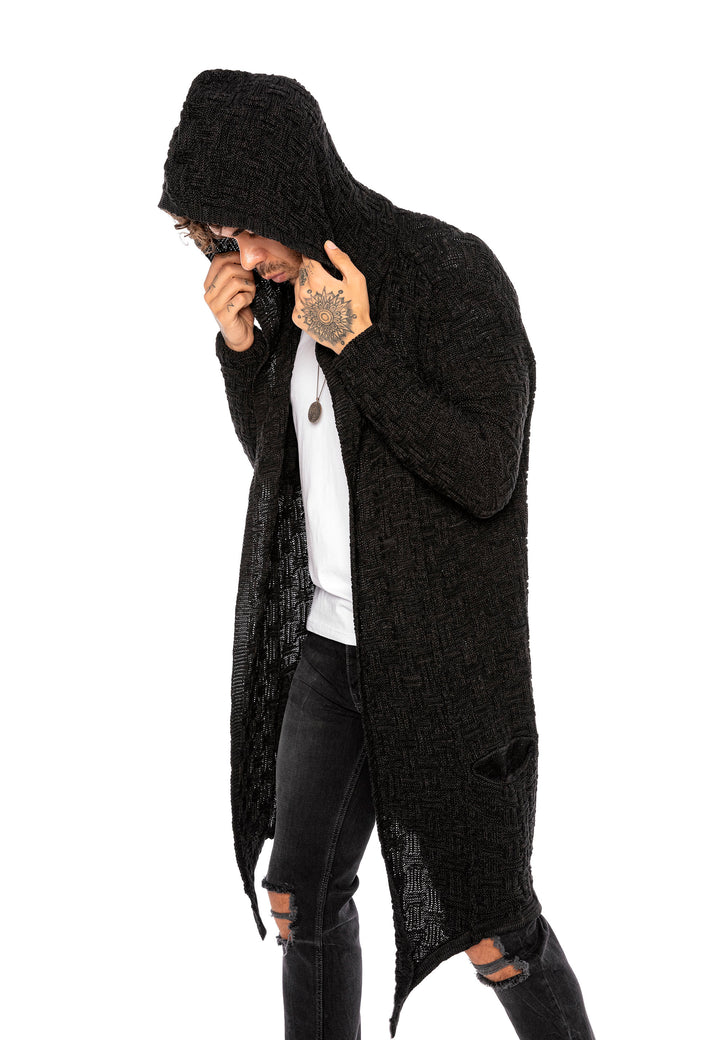 Langer Grobstrick Cardigan
