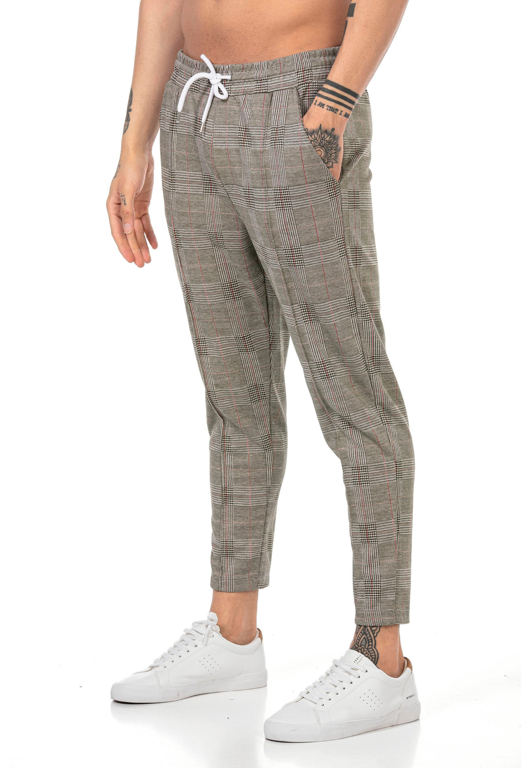 Chino Hose - kariert