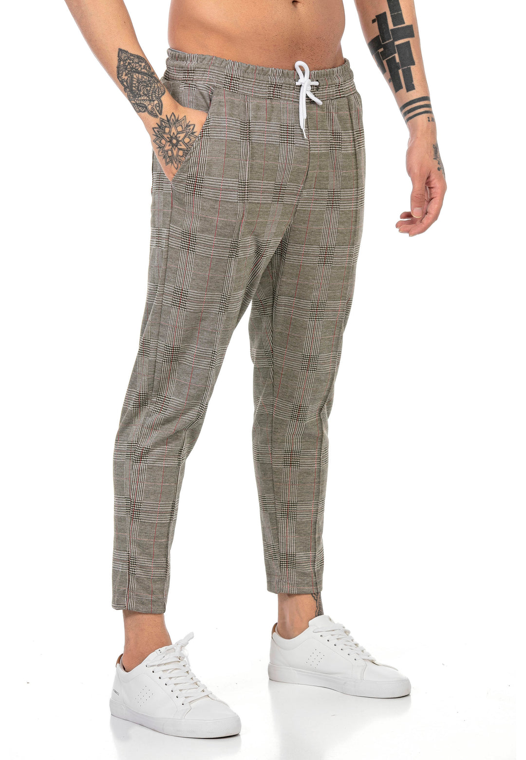 Chino Hose - kariert