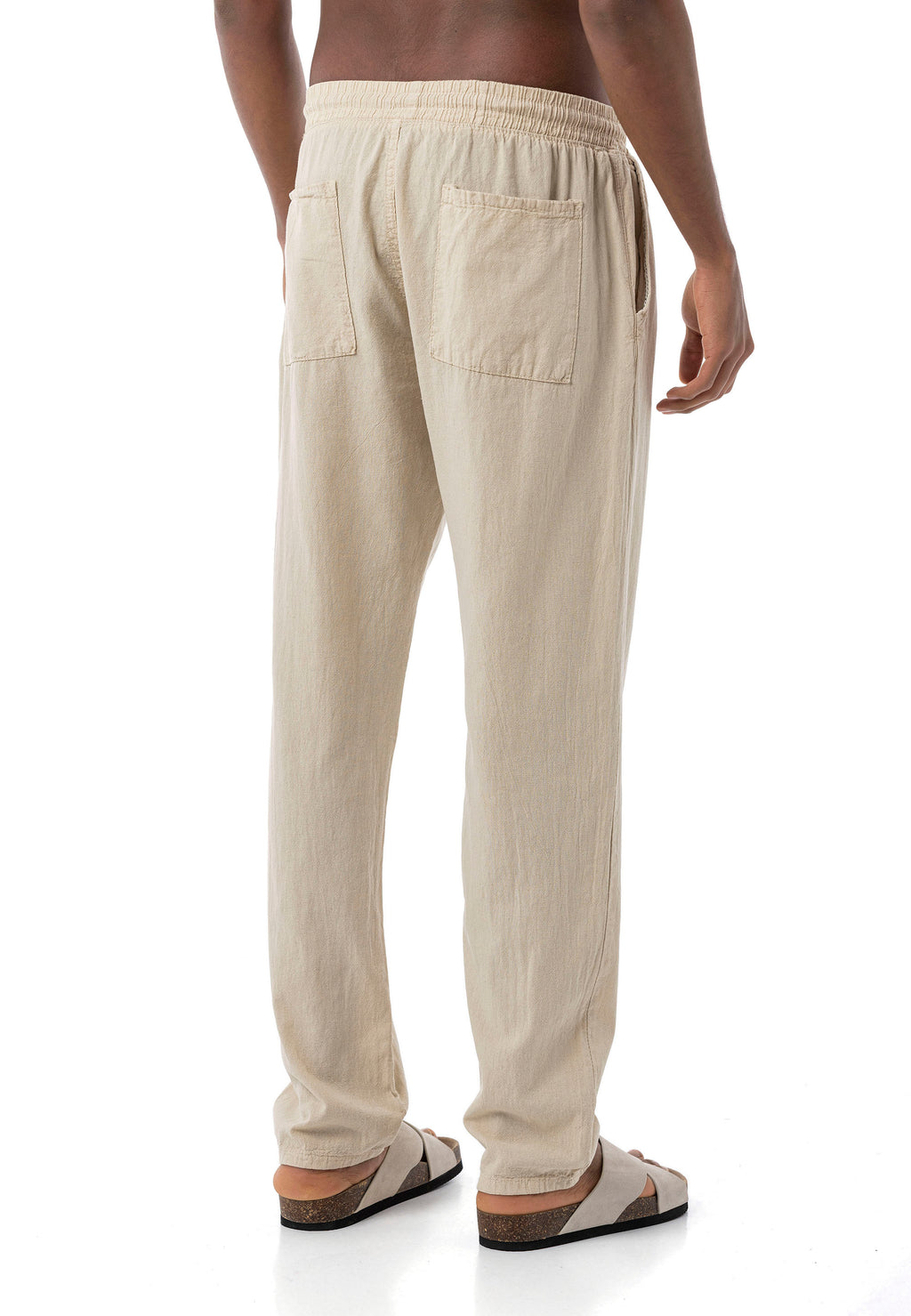 Leinen Stoff Hose