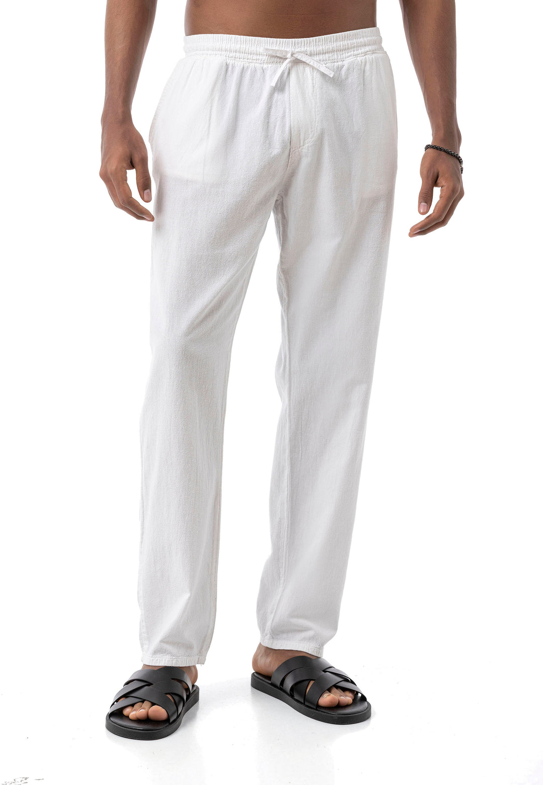 Leinen Stoff Hose