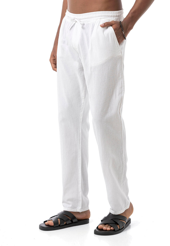 Leinen Stoff Hose