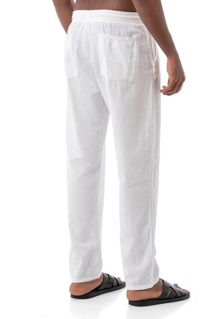 Leinen Stoff Hose
