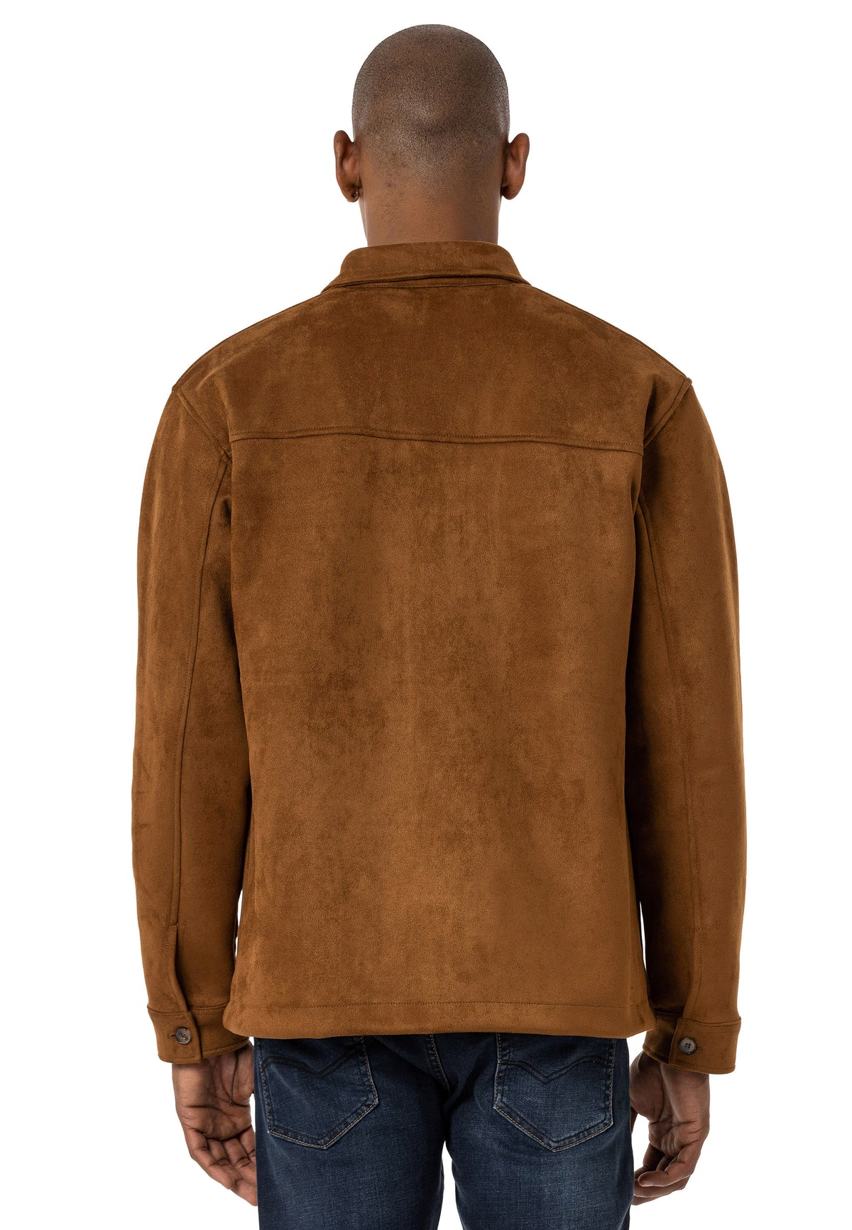 Wildlederlook Hemdjacke