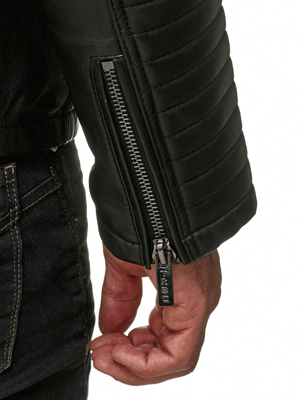 Biker Kunstlederjacke