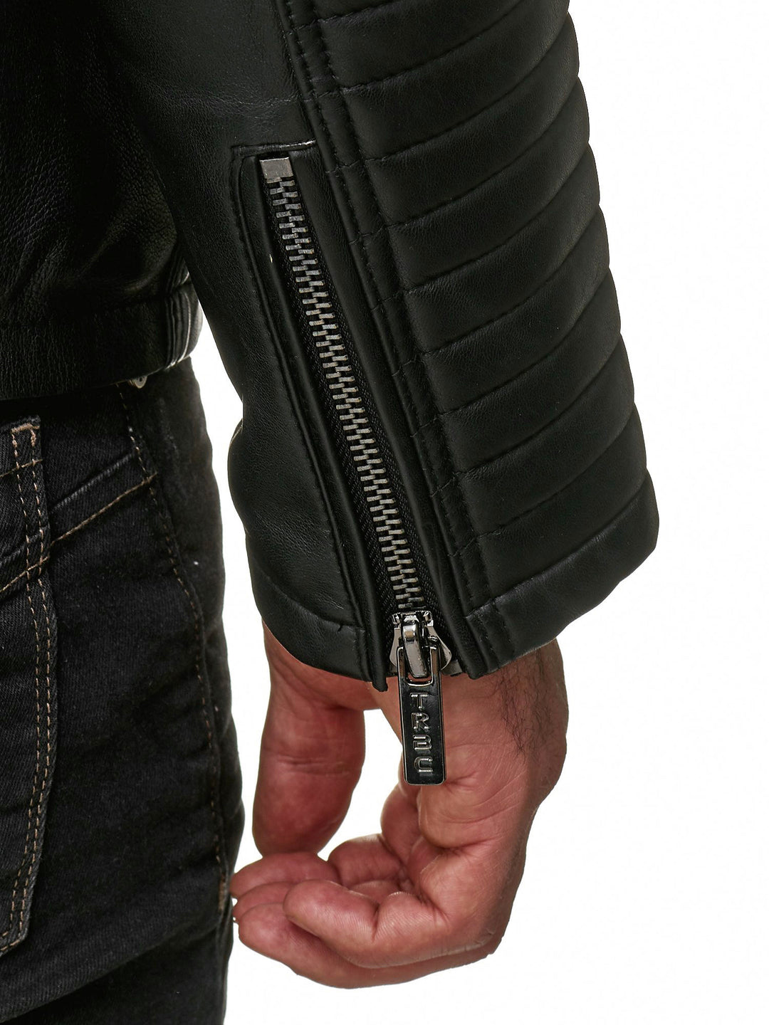 Biker Kunstlederjacke