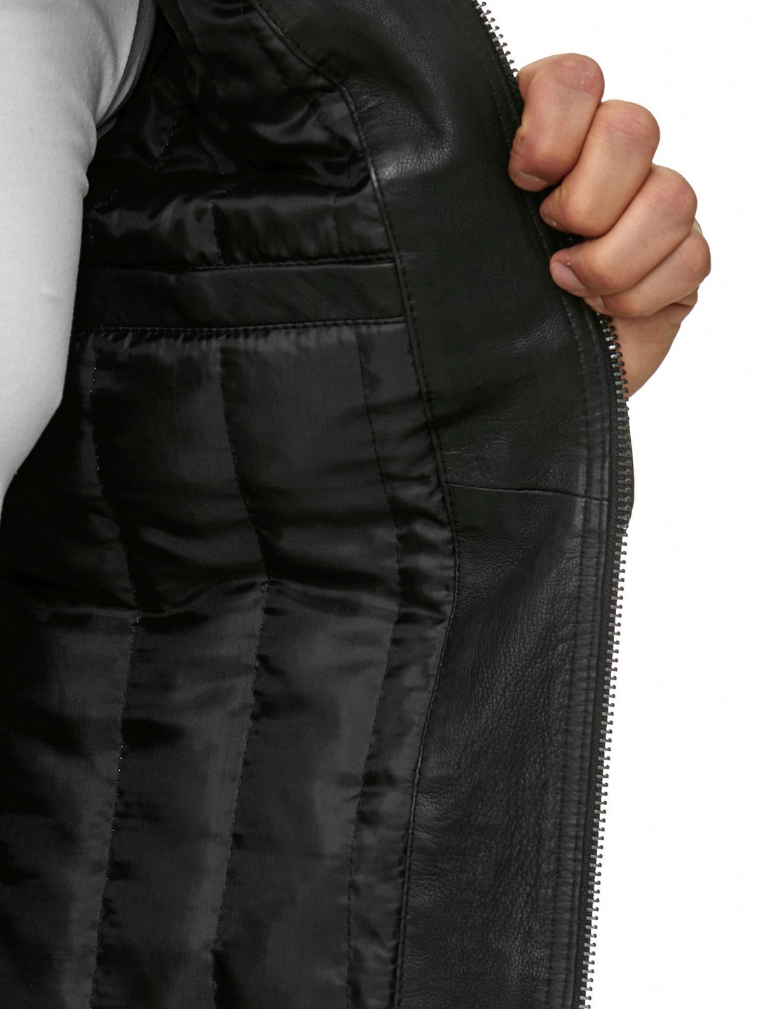 Biker Kunstlederjacke