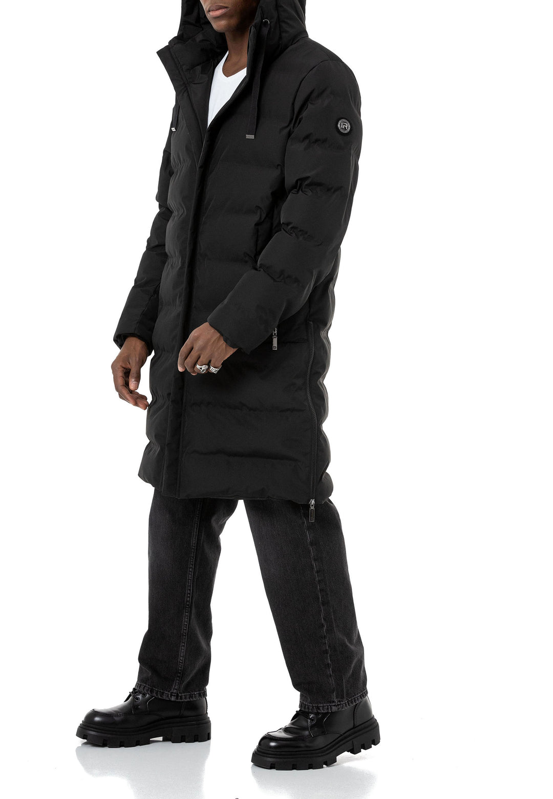 Langer Puffer Mantel