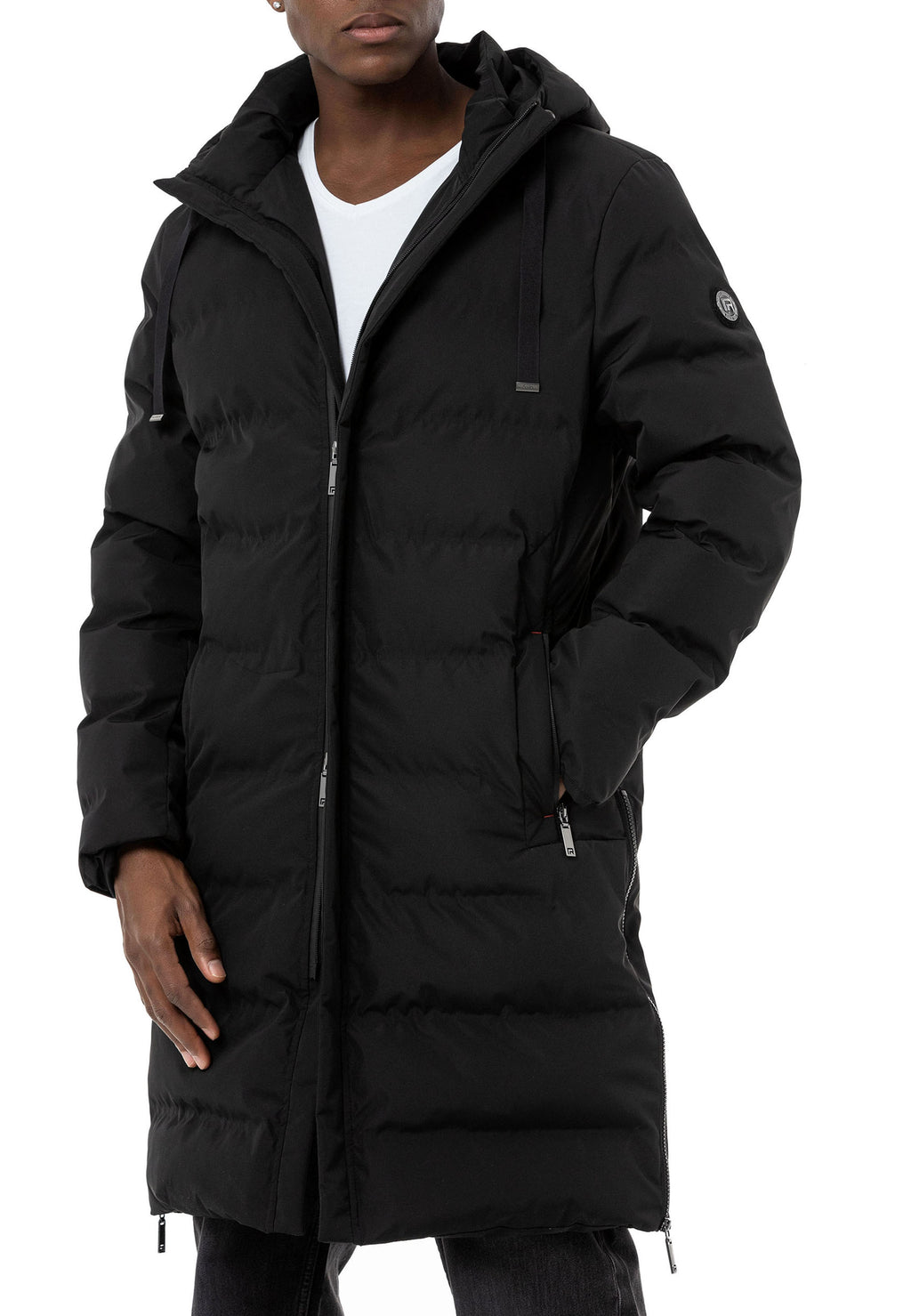 Langer Puffer Mantel