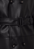 Trenchcoat Ledermantel