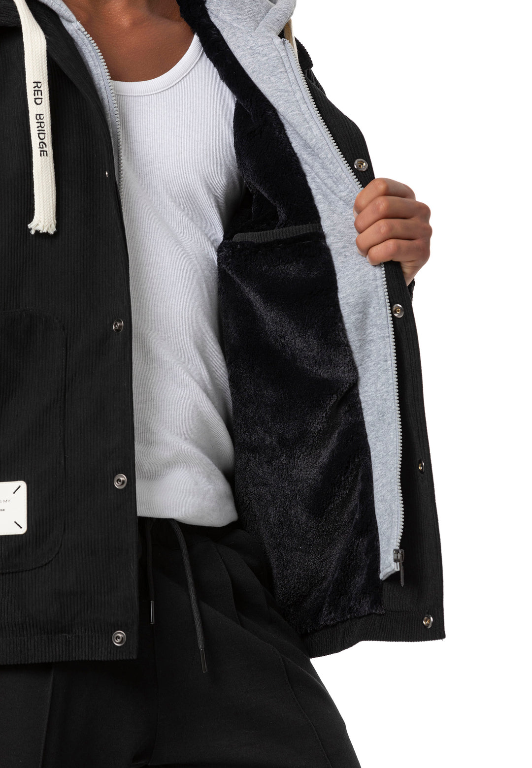 Teddyfell Cordjacke