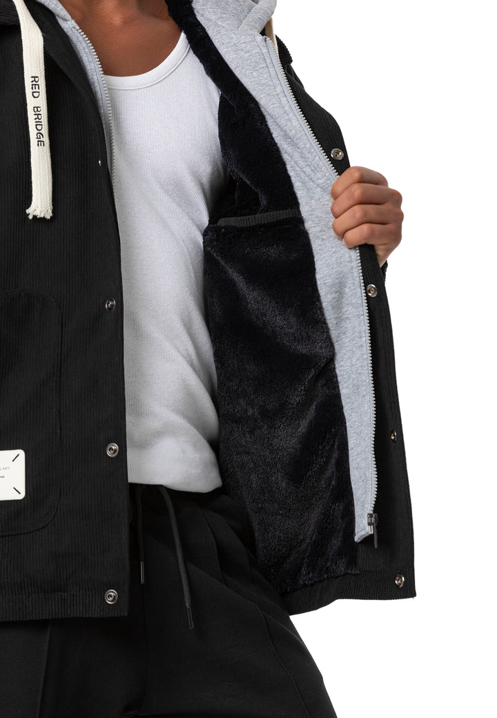 Teddyfell Cordjacke
