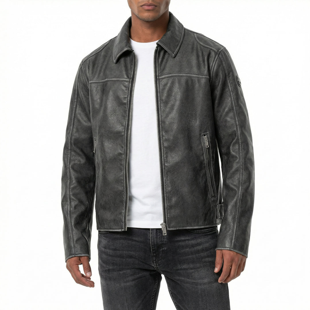 Vintage Look Lederjacke