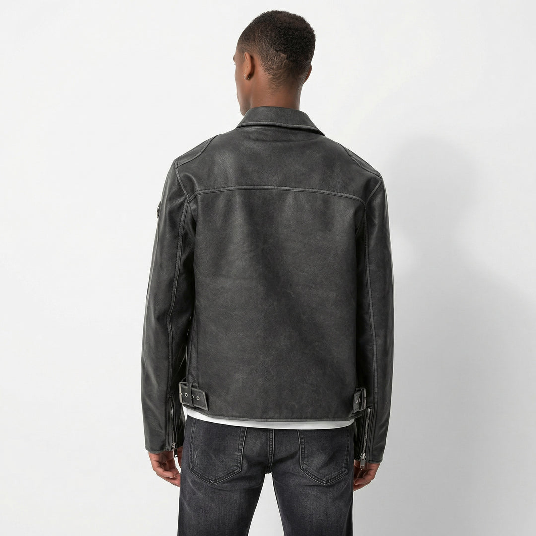 Vintage Look Lederjacke