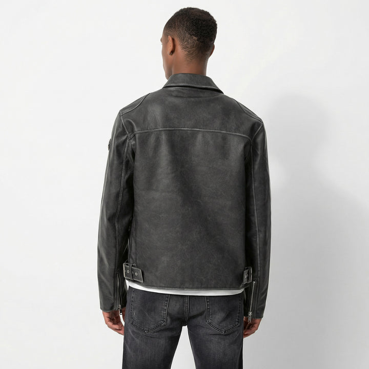 Vintage Look Lederjacke