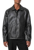 Oversized Lederjacke